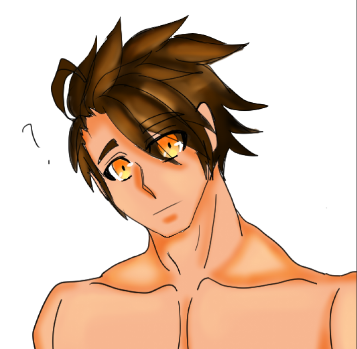 CrowTreby's tweet photo. (Feeling doing soft coloring practice)

Claude: Why my male counterpart-

Damien: *Runs away*

Claude: OI! https://t.co/bb06xv8z5w