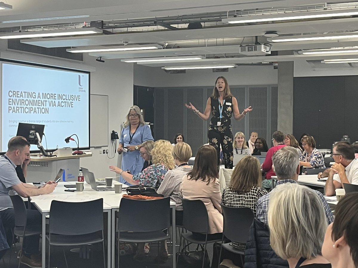 This is why I love working <a href="/UlsterBizSchool/">Ulster University Business School</a> - colleagues willing to learn together, share together and shimmy together 💃 to deliver the best student experience <a href="/UlsterUni/">Ulster University</a> - thank you <a href="/NancyABrown/">Nancy Brown</a>  &amp; Jo-Anne Watson