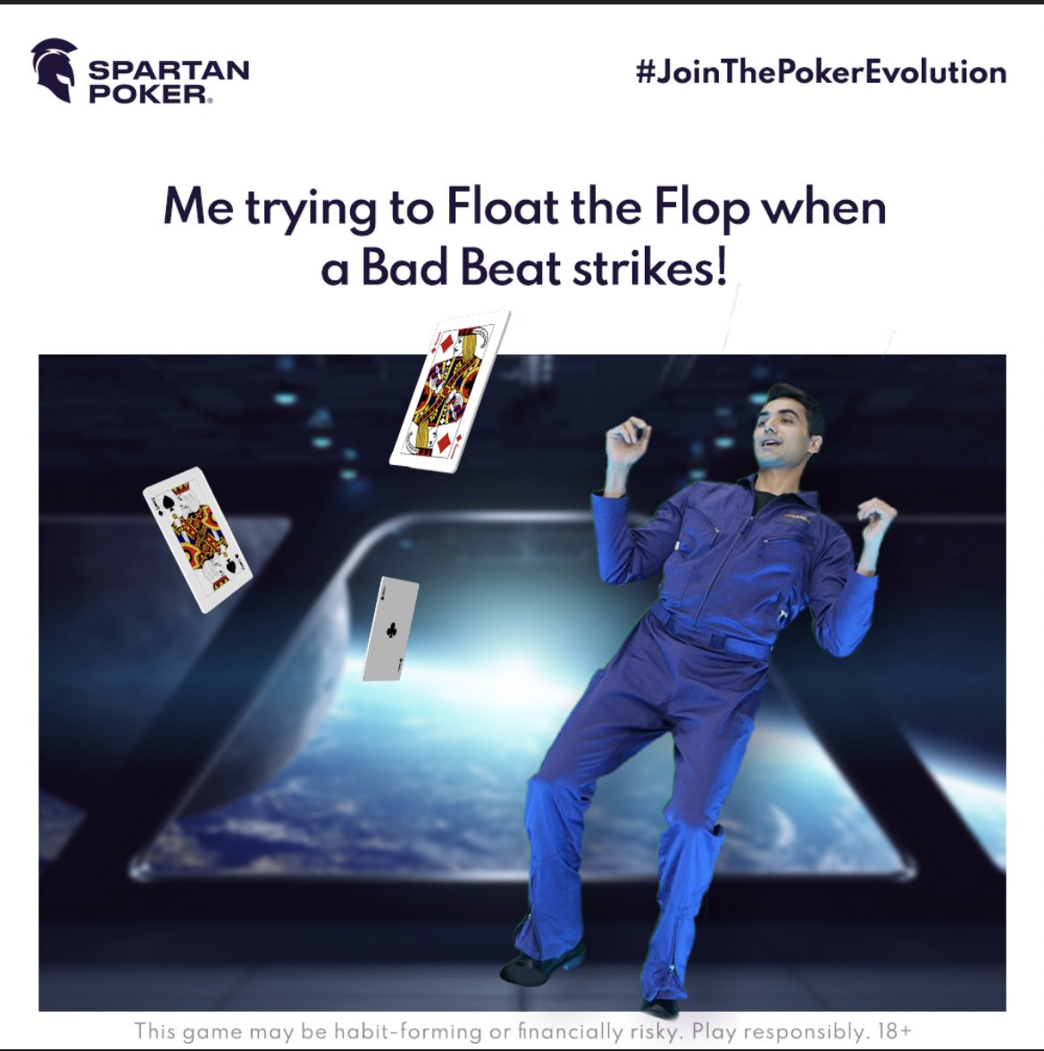 Spartan_Poker's tweet photo. When you take poker to a whole new dimension, literally! Play among the stars, #JoinThePokerEvolution and #EvolveWithSpartanPoker today!
.
.
#SpartanPoker #SpacePoker #PokerCommunity #PokerInSpace #PokerLife #PokerNight #PokerFace #PokerPlayer #PokerChips #PokerLove #PokerGoals https://t.co/lxqJlYJArd
