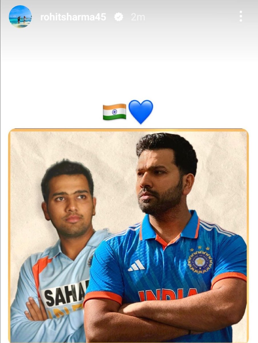 SKIPPER, HITMAN, LEGEND #RohitSharma𓃵
Wishing more runs in #CWC23 than #CWC19 and more match winning partnerships with #ViratKohli𓃵
Bring back #AsiaCup2023 and World Cup home 💙🇮🇳