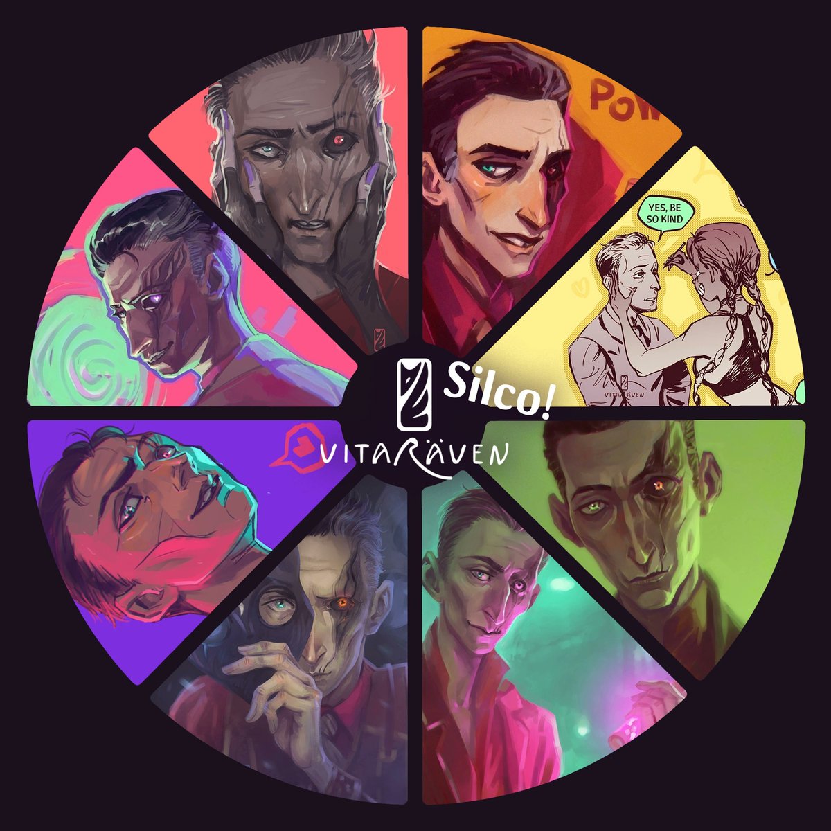Yes, this completely violates the rules of the challenge. And what will you do to me? You can't do anything! Ha ha ha ha! Just rainbow circle of rainbow Silco.
#silco #silcoart #arcane #arcanefanart  #silcofanart #arcaneart