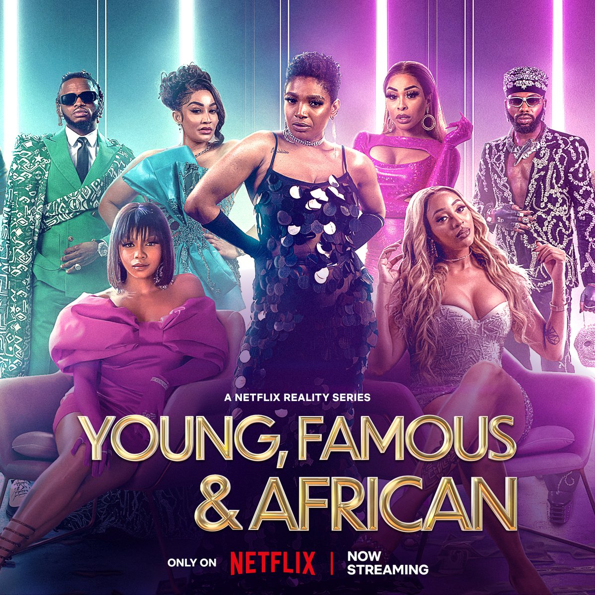 New faces, bigger diamonds and more drama. 💎

Follow Africa's most famous and fabulous as they work, play, flirt and feud in Johannesburg, South Africa.

▶️Watch S2 of #YoungFamousAfrican ONLY on @NetflixSA from R99.