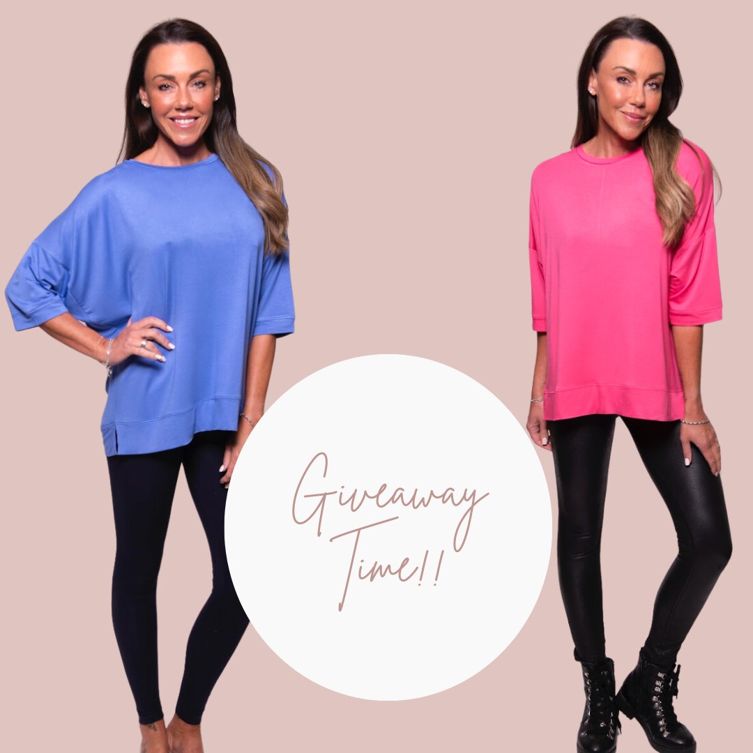 It's Giveaway time! ✨ 
 
We are loving this summer weather, so we want to celebrate by giving away a stunning Katie Relaxed Tee's!
 
To be in with a chance to win, all you need to do is: 
 
✅Be following this page 
✅ Like this post 
✅ Reply with your colour choice

T&amp;Cs 👇