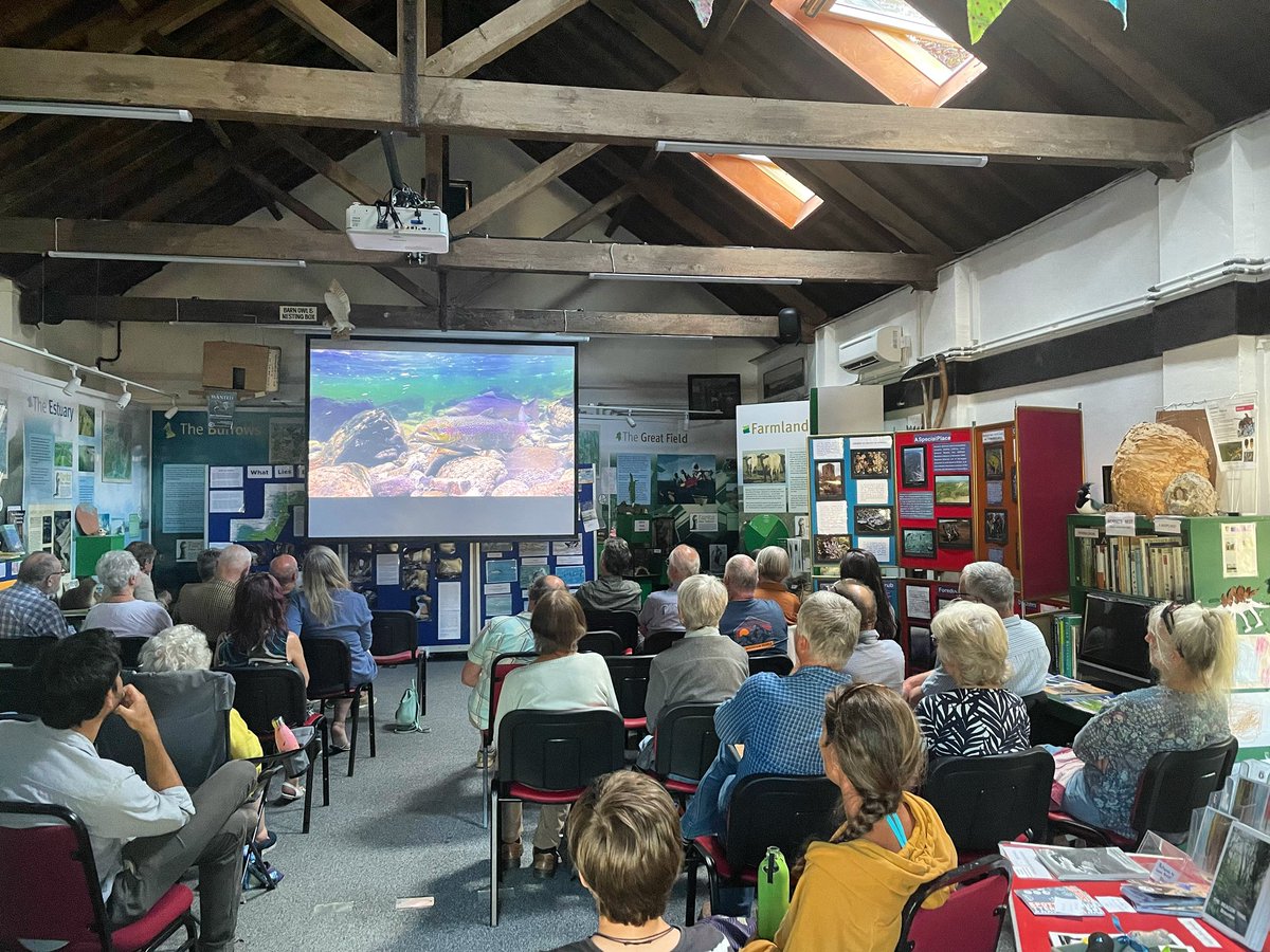 A great turnout for our screening of Riverwoods that got us thinking about the health of our rivers &amp; how we can improve them for the benefit of vital species like wild salmon🐟 🌳

Thank to <a href="/WestcountryRT/">Westcountry Rivers Trust</a> &amp; River Taw Fisheries &amp; Conservation Association for your presentations.