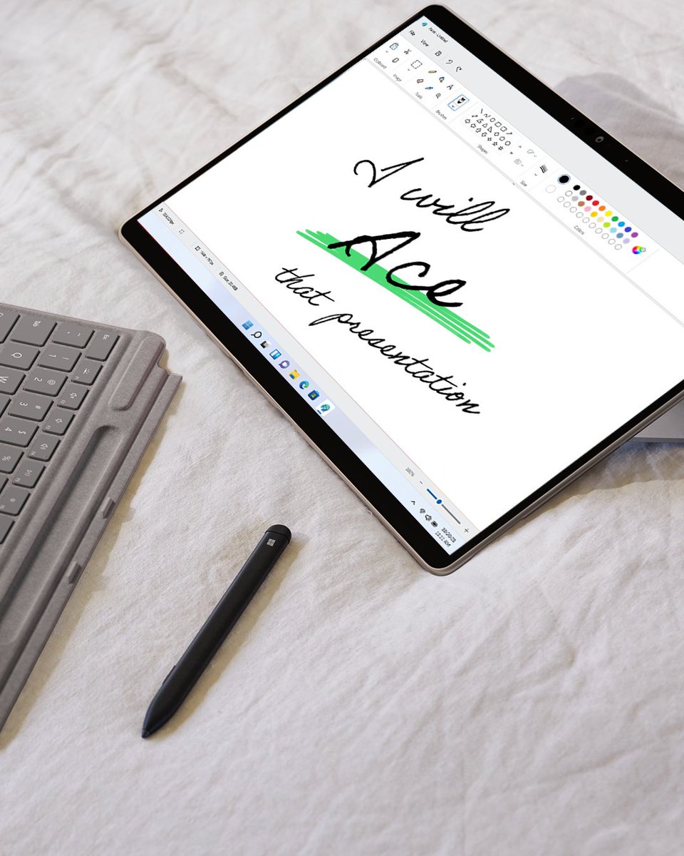 What's your National Handwriting Day positive affirmation? Bonus points for using your Slim Pen 2!

#NationalHandwritingDay #Surface