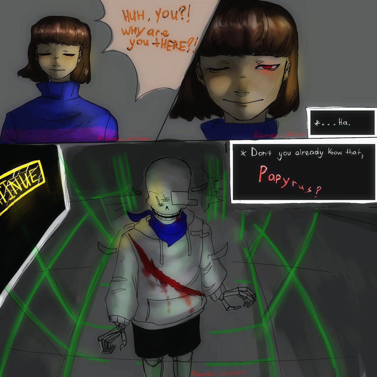ramen_archon's tweet photo. Finally finished another page of comic
#utau #undertaleoc #errorpapyrus https://t.co/ZNG7hq5oXq