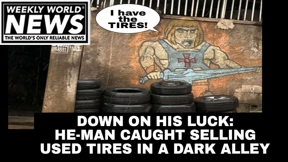 'Hey, you gotta make a living.'
#heman #tires #usedtires #darkalley #downonhisluck