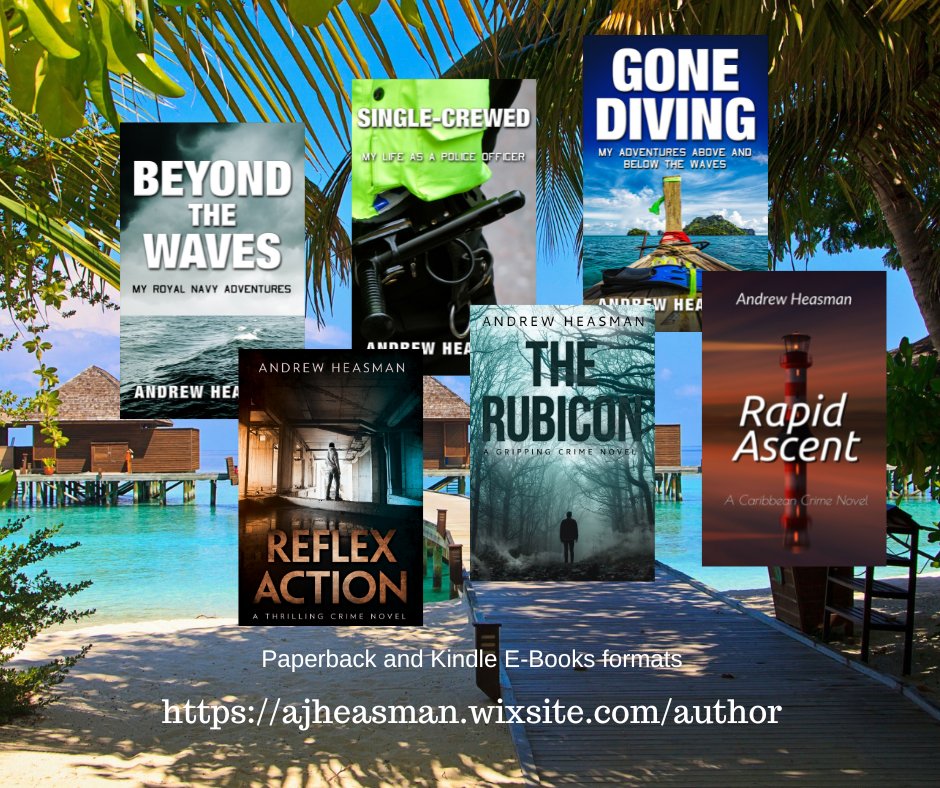 HeasmanAuthor's tweet image. Introducing my #CrimeFiction and #Memoir books - #Paperback or #Kindle - Available through #Amazon "WORLDWIDE" ajheasman.wixsite.com/author UK amazon.co.uk/Andrew-Heasman……… US amazon.com/Andrew-Heasman……… All #FREE at #KindleUnlimited #KU #WhatToRead #books #BookBoost #thriller