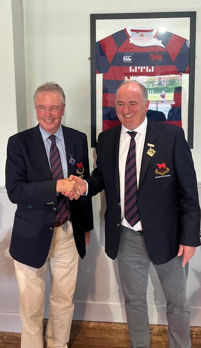 mick_fitz123's tweet photo. I'm honoured and excited to be elected President of @ClontarfRugby for the upcoming season. All the community are welcome to visit Castle Ave for our games. https://t.co/lAxu1IFTMh