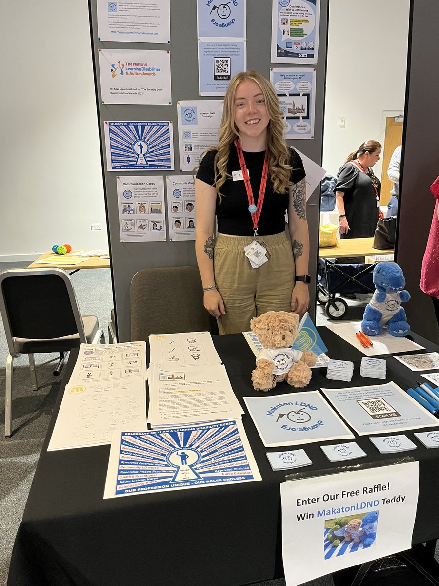Ellie Sims (@elliejsims) on Twitter photo Proud to be supporting and promoting <a href="/MakatonLDND/">MakatonLDND</a> at the Learning Disability Awareness Conference #NottsLDcon.
Also representing <a href="/UoN_SHS/">UoN Health Sciences</a>. Come and say hello, enter the free raffle and sign the petition 📝 Proud to be supporting and promoting <a href="/MakatonLDND/">MakatonLDND</a> at the Learning Disability Awareness Conference #NottsLDcon.
Also representing <a href="/UoN_SHS/">UoN Health Sciences</a>. Come and say hello, enter the free raffle and sign the petition 📝