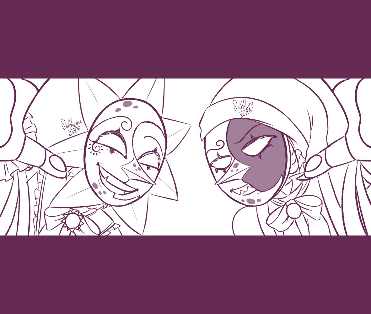 I don't believe I've shared this failed attempt at a banner from May '22... Idk why I never finished it

#solralune #Sundropfnaf #Moondropfnaf #sundrop #moondrop #sunfnaf #moonfnaf