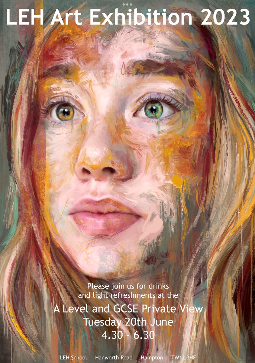 Wonderful evening on Tuesday seeing the GCSE and A Level Art students. Their families and friends were so proud of them! Well done! #LEHSchool #exhibition #ALevelArt #GCSEArt