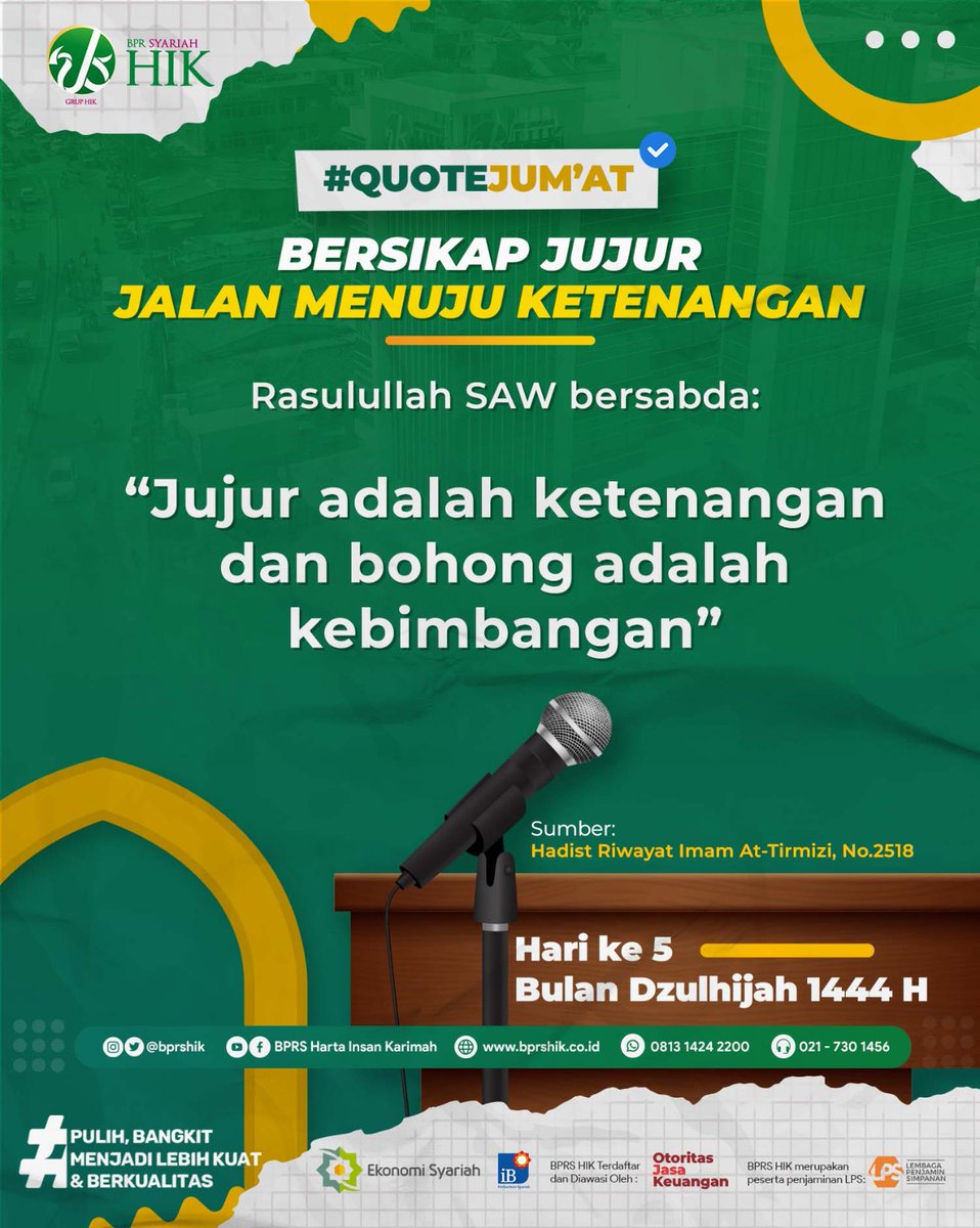bprshik's tweet photo. #JumatBerkah #bprshik #finansial https://t.co/dwotziII3Z