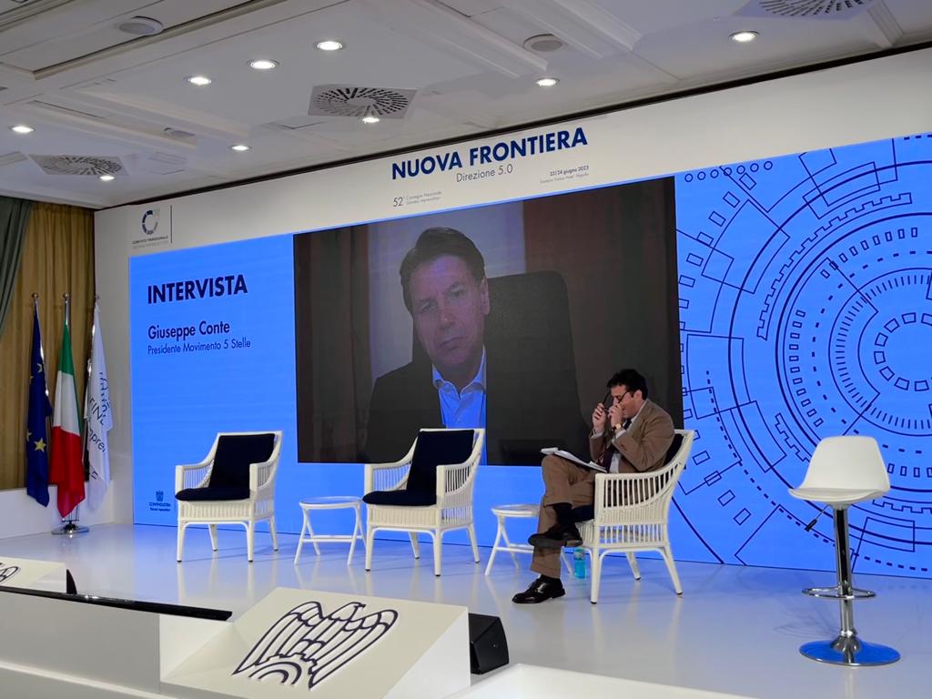 Giuseppe Conte, Presidente del Movimento 5 Stelle, interviene a #rapallo23