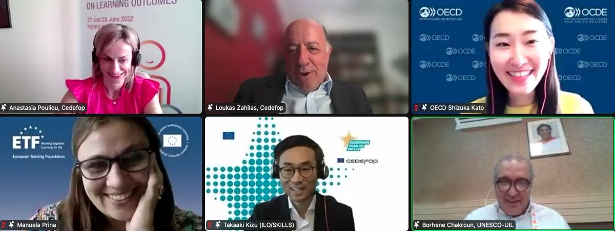 ➡️Are #microcredentials ‘the new black’
❓A Trojan horse for #qualifications?
❓Support or hinder equity in #learning?

🎛Discussion
@zalouk with:
@UNEVOC's @BorheneC
@OECD's @ShizukaKatoEDU
@etfeuropa's @manuprin
@ilo's Takaaki Kizu
Cedefop's @natasapouliou
#EuropeanYearofSkills