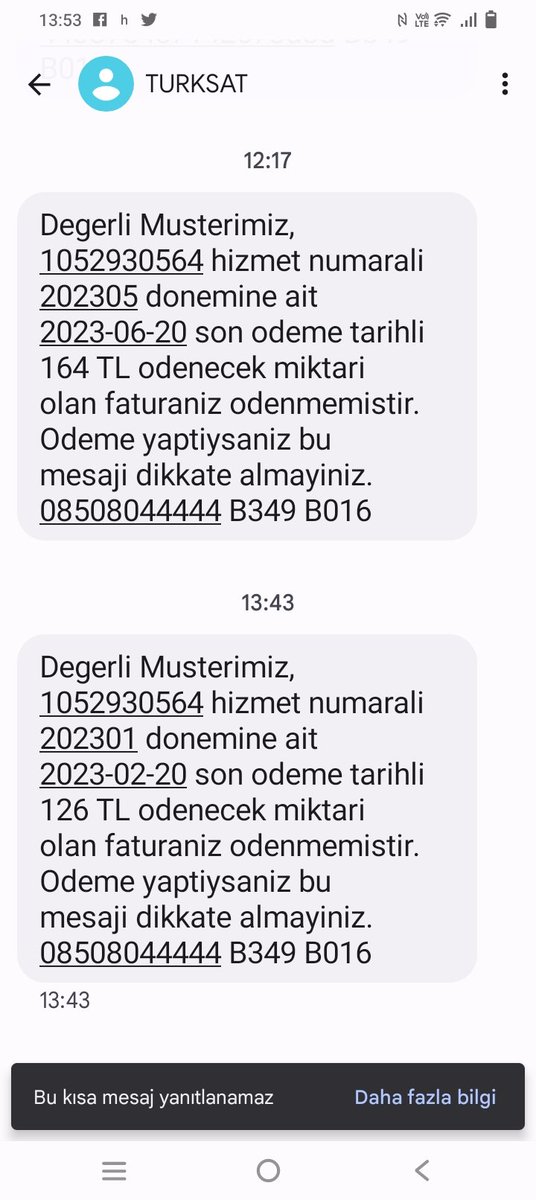 Deprem ayının faturasını aylar sonra istemeye utanmıyor musunuz? <a href="/turksat/">Türksat A.Ş.</a> <a href="/turksatkablo/">Türksat Kablo</a>