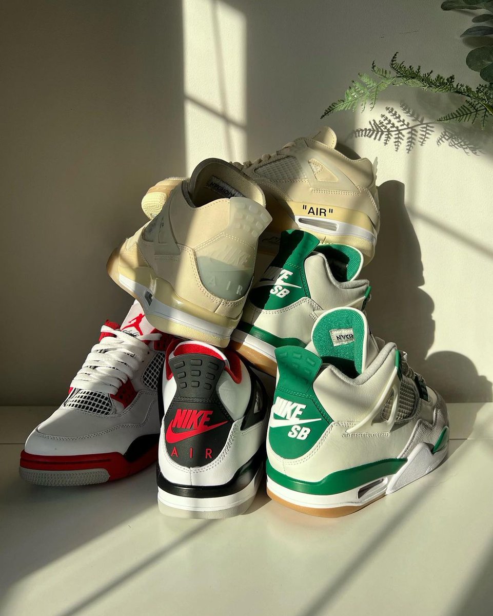 thesolesupplier's tweet photo. Air Jordan 4 kinda day 🫡 https://t.co/jNUpwJBcBP