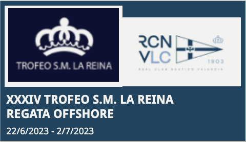 Logg4Sport's tweet photo. En su 34 edición, el Trofeo Su Majestad La Reina del @RCNValencia a  incluye una regata offsho re A2. El éxito del formato en la Palmavela esta generando un circuito de la mano de las pruebas más emblemáticas. Siguela en directo en https://t.co/E3d0DSX3MQ https://t.co/FbnmXe9ISS
