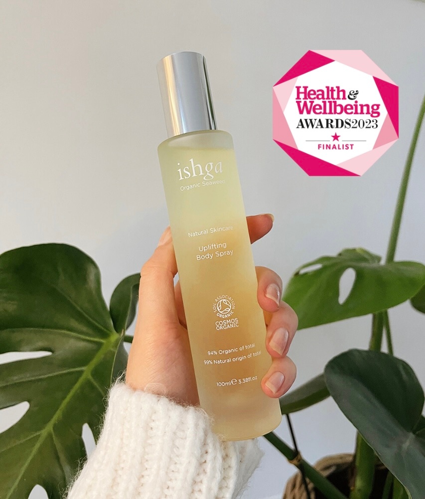 We're thrilled to have been shortlisted in the Health &amp; Wellbeing Awards 2023!⁠ 🌟⁠ Our Uplifting Body Spray is shortlisted in the Aromatherapy category while our Regenerating Face Serum is in the Age Better Skincare category.⁠ #skincare #awards #naturalskincare