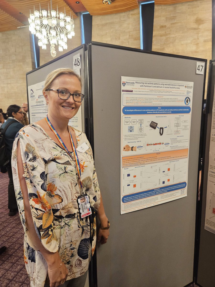 Silvia Del Din (@sil_bam) on Twitter photo <a href="/gemmabate81/">Gemma Bate</a> presenting today at #nutcrilive event her PhD results on feasibility of using #wearables to measure rest-activity patterns in inpatients with #Parkinsons
and #delirium.
Come along to her poster to know more!
<a href="/rachaellawson85/">Rachael A Lawson</a> <a href="/AlisonYarnall/">Alison Yarnall</a> <a href="/BAM_Research/">BAM Research Group</a> <a href="/gemmabate81/">Gemma Bate</a> presenting today at #nutcrilive event her PhD results on feasibility of using #wearables to measure rest-activity patterns in inpatients with #Parkinsons
and #delirium.
Come along to her poster to know more!
<a href="/rachaellawson85/">Rachael A Lawson</a> <a href="/AlisonYarnall/">Alison Yarnall</a> <a href="/BAM_Research/">BAM Research Group</a>