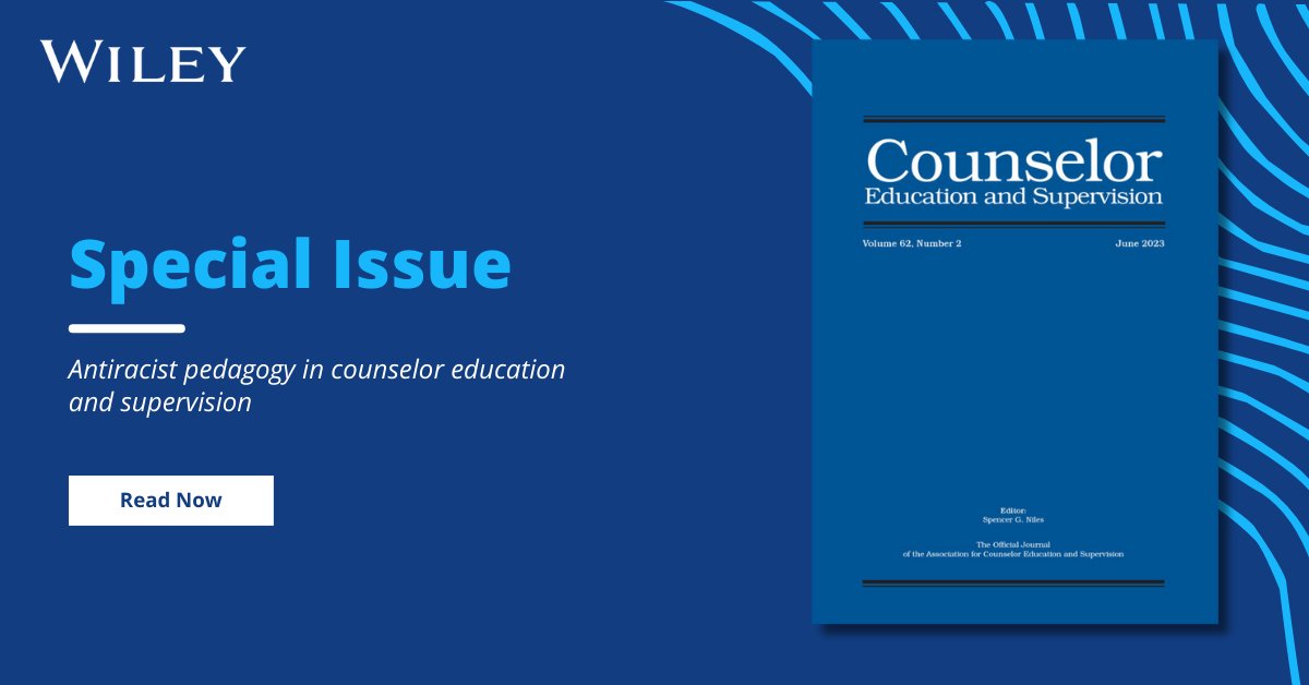 This Counselor Education and Supervision #SpecialIssue delves into the importance of addressing racism, biases, and prejudice. Read the articles exploring antiracist perspectives and practices for a more inclusive future.

📖: ow.ly/6TIU50OVbAe

@CounselingViews