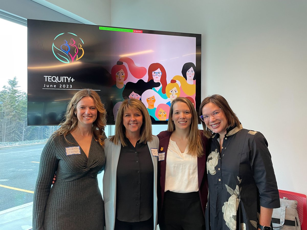 PolyUnity's tweet photo. Thank you Jacqueline Lee, Nicole Bishop, Heather Nunes, & Wanda Tiller for championing #Tequity+ with grace & determination. Watching this go from 18 to 250+ engaged #changemakers in one year suggests that there's much more to come from this group! Onwards and upwards! 💚 https://t.co/OKQuyEQLk5