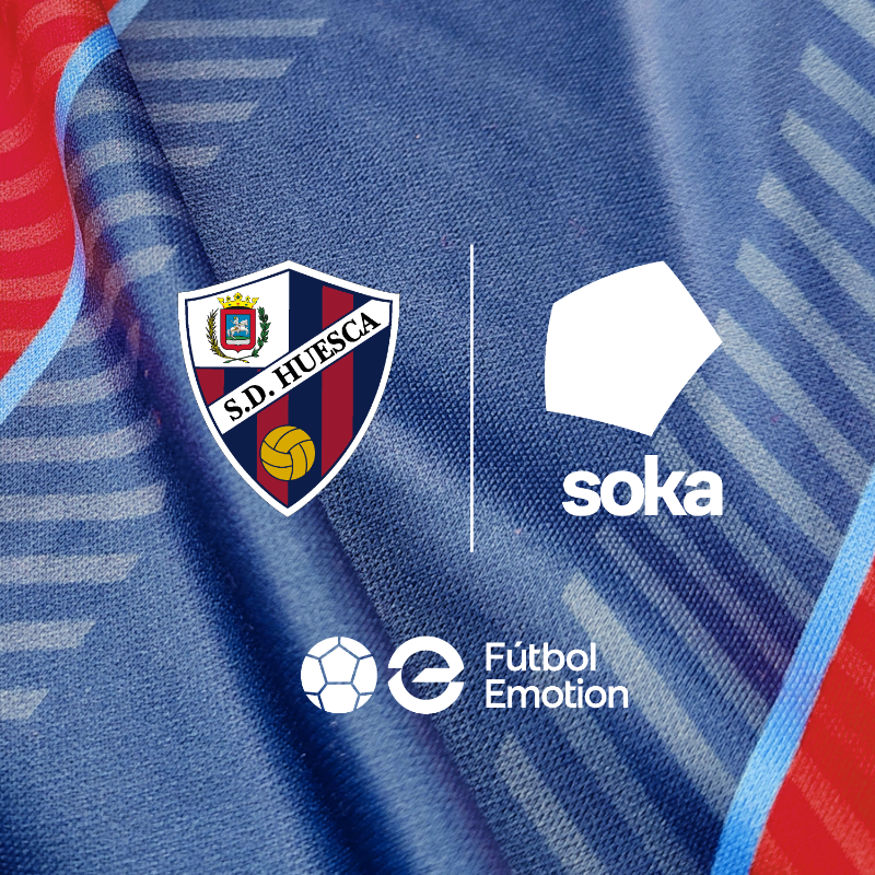 SDHuesca's tweet photo. ¡𝐒𝐨𝐤𝐚, nuevo sponsor técnico de la SD Huesca!

✅ Marca aragonesa creada por @futbolemotion.
✅ El club, principal embajador.
✅ Diseños personalizados.
✅ Vinculación con el territorio.

Para nosotros, para vosotros.

👉 𝑬𝒍 𝒇𝒖́𝒕𝒃𝒐𝒍 𝒅𝒆 𝒕𝒐𝒅𝒐𝒔 👈