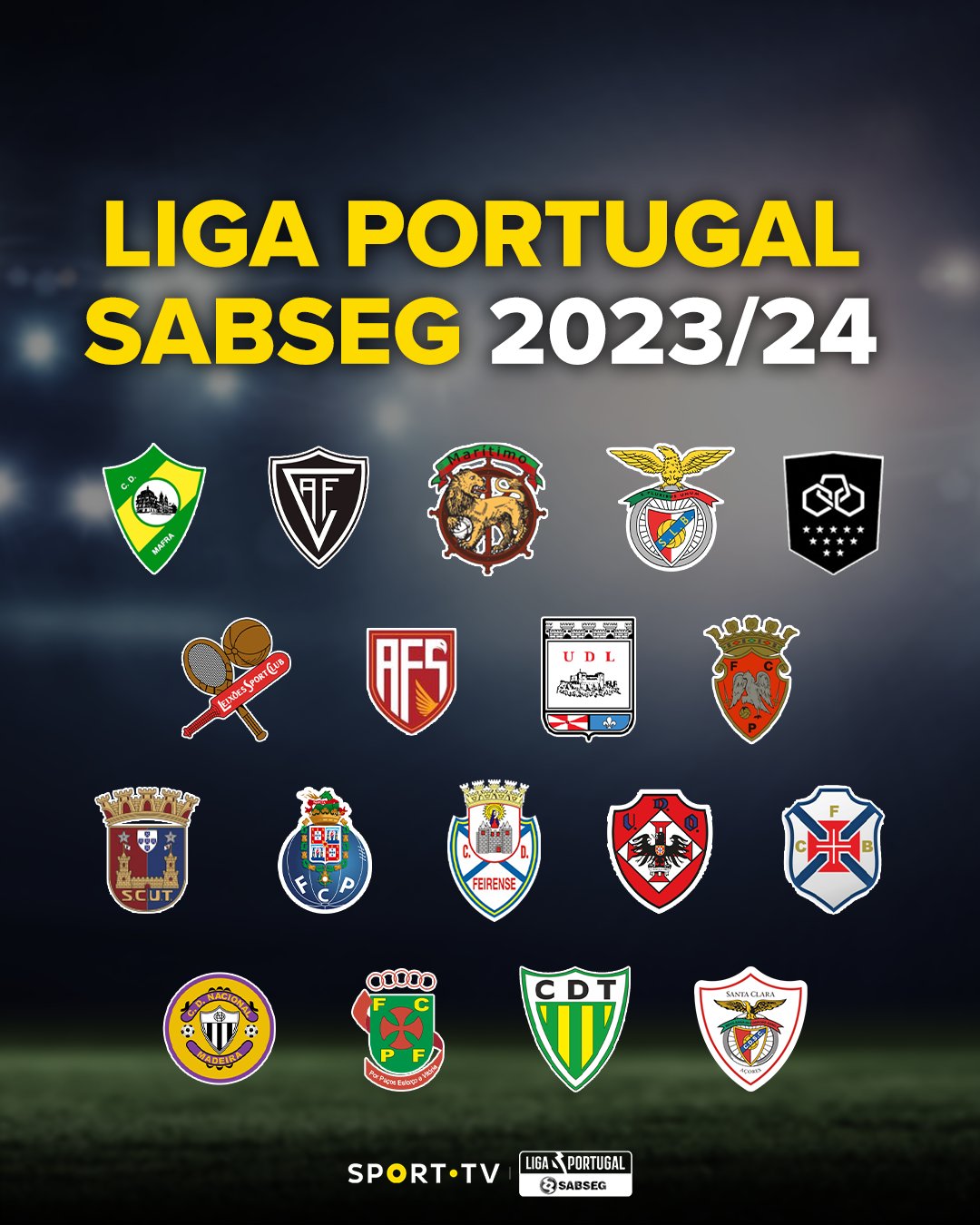 sport tv on X: Estes são os participantes na próxima Liga Portugal SABSEG.  De que zona sentes falta? 🫵 #sporttvportugal #LIGAnaSPORTTV #ligaportugal  #ligaportugalsabseg  / X