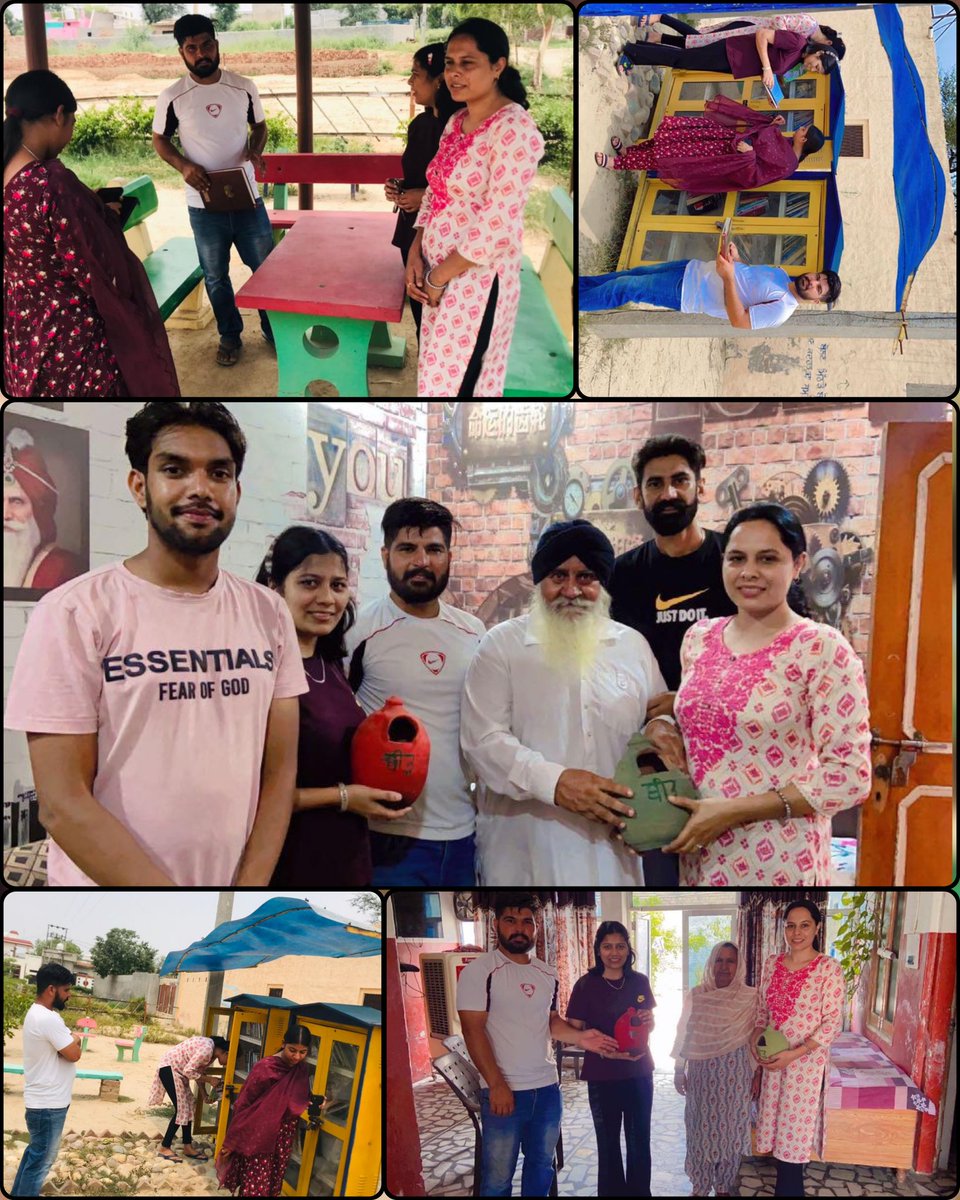 BeerhSociety's tweet photo. ਬੀੜ ਸੁਸਾਇਟੀ ਤੋਂ ਮੈਂਬਰ ਸੋਨੂੰ ਕੋਟਲਾ ਦੇ ਨਾਲ ਗੁਰੂ ਨਾਨਕ ਦੇਵ ਯੂਨੀਵਰਸਿਟੀ ਅੰਮ੍ਰਿਤਸਰ ਨਾਲ ਪੜਦੇ ਸੈਂਡੀ ਭੁੱਲਰ ਤੇ ਹਰਲੀਨ ਭੁੱਲਰ ਪਿੰਡ ਜੰਡਵਾਲਾ ਵਿਖੇ ਲਾਇਬ੍ਰੇਰੀ ਅਤੇ ਹਰਬਲ ਗਾਰਡਨ ਦੇਖਣ ਆਏ।
ਇਸ ਮੌਕੇ ਉਨ੍ਹਾਂ ਨੂੰ ਬਾਈ ਗੁਰਪ੍ਰੀਤ ਸਰਾ ਜੀ ਦੇ ਬੇਟੀ ਦੇ ਜਨਮ ਦੀ ਖੁਸ਼ੀ ਵਿੱਚ ਮਸਨੂਈ ਟਿਕਾਣੇ ਵੀ ਦਿੱਤੇ ਗਏ।
#SaveBirds https://t.co/bdjzDMe6oe