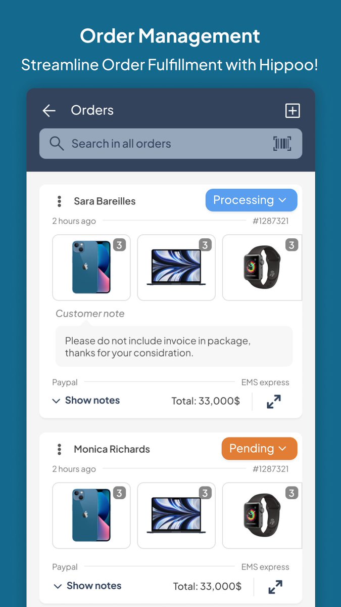 Hippoo WooCommerce app tweet media