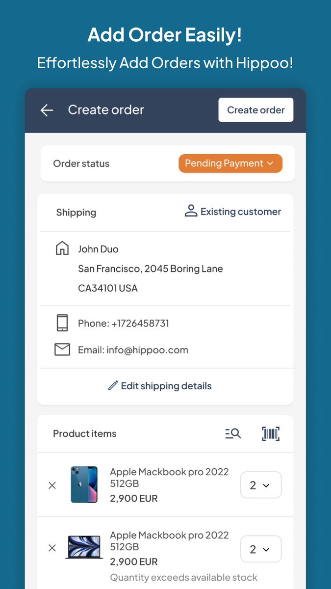 Hippoo WooCommerce app tweet media