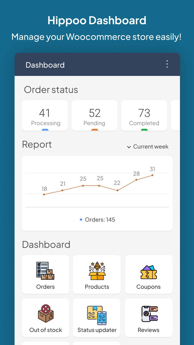 Hippoo WooCommerce app tweet media