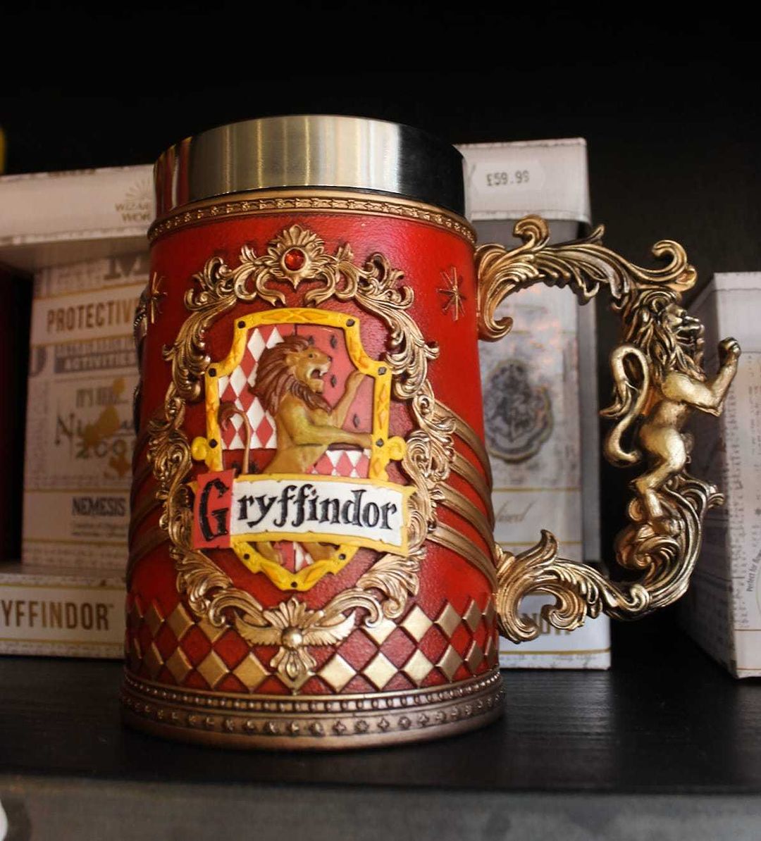 houseofspellslp's tweet photo. Raise a toast to the brave and bold!

🦁 Get your Harry Potter tankard at House of Spells!

📍 Visit the House of Spells - Liverpool Shop.

🚚 Or order online at https://t.co/4rU9MoLET8 - we ship WORLDWIDE. https://t.co/Opj8zZYjW2