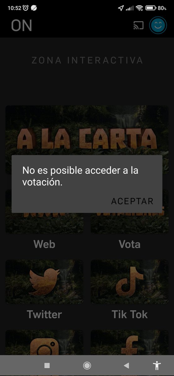 Mrprubio's tweet photo. @IsaPantojam Alguien me explica porque no me deja acceder a votar desde ayer https://t.co/aVgACTNfCl