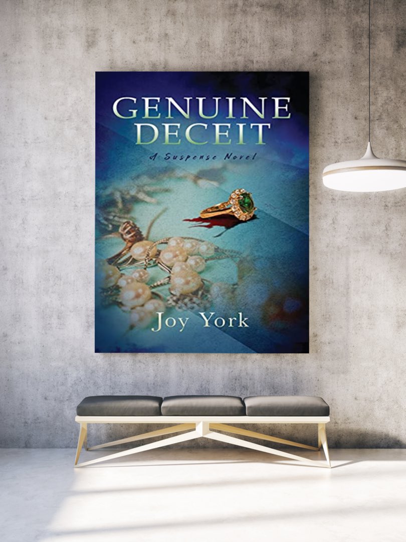 Genuine Deceit: A Suspense Novel. Joy York When a young women finds herself unknowingly accountable for the past sins of her family, she must unravel their secrets to stay alive.

Goodreads Reviewer: “Joy York knows how to write a suspenseful novel, keeping you guessing while