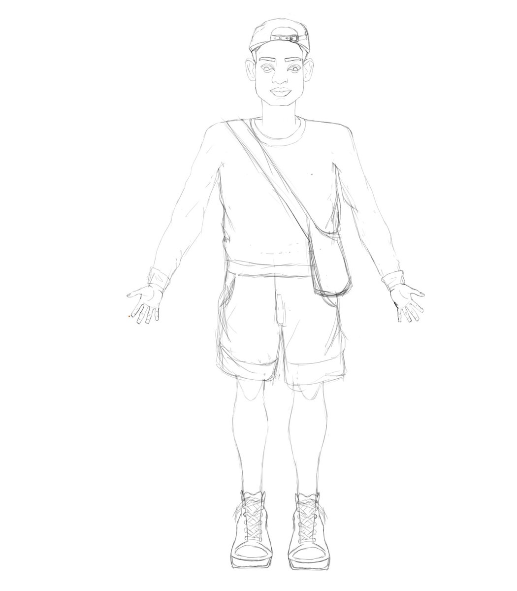 Oju_Oluwa_ni's tweet photo. My progress so far and latest piece from the mentorship class with @OlaAgunbiade @NigDigArtists
#illustrations #2dart #sketch #flatcolouring #2dcharacterillustration #illustrationart #characterart #createcharacter https://t.co/KF7CQz4biX