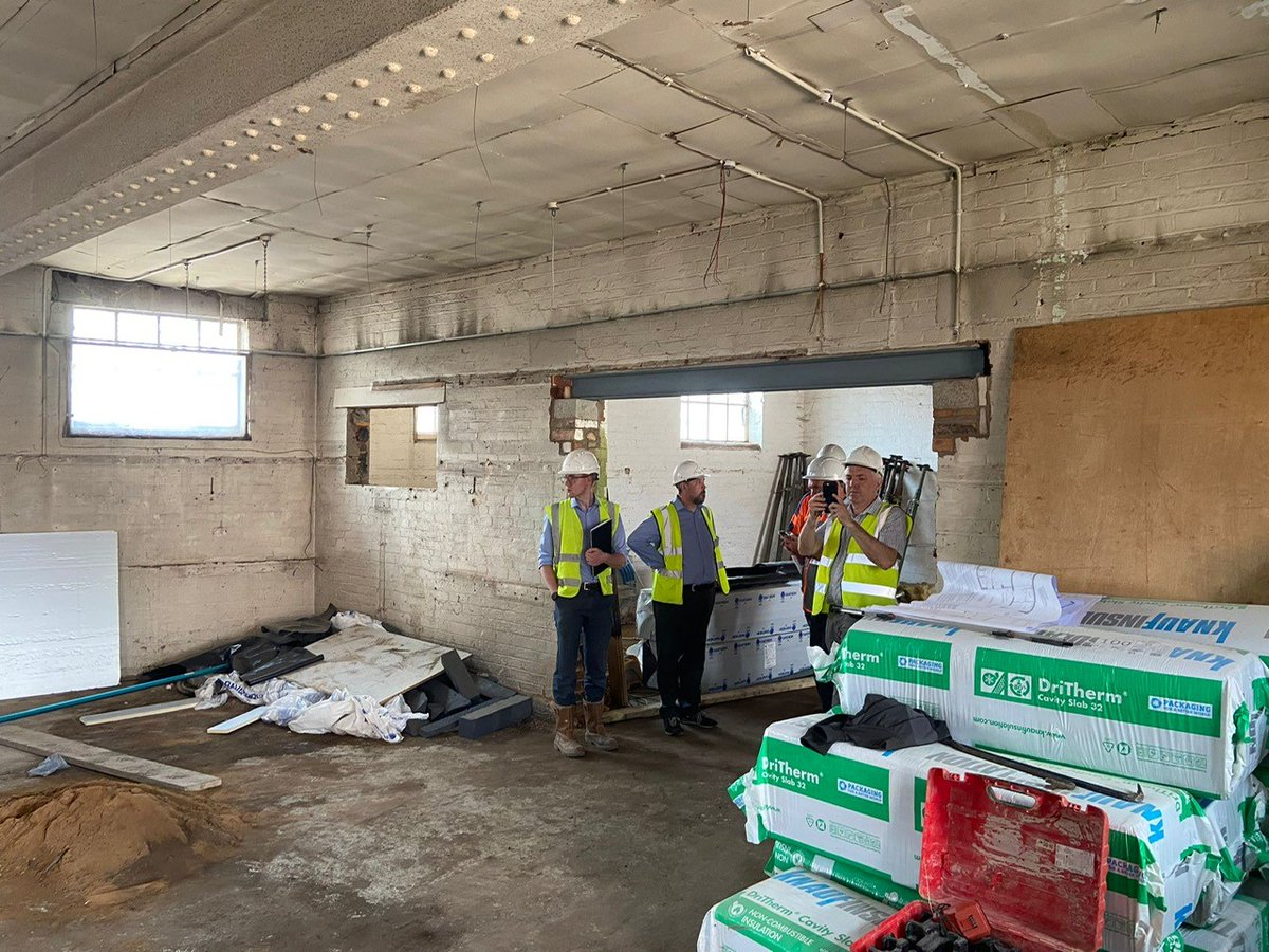 matthewmontague's tweet image. Progress on site in #Derby on our project with
@LiversageTrust  

Redundant storage buildings being transformed into workshops &amp;amp; offices.

@Addisonhuntltd and Nottingham Developments.   #architecture #commercialarchitect