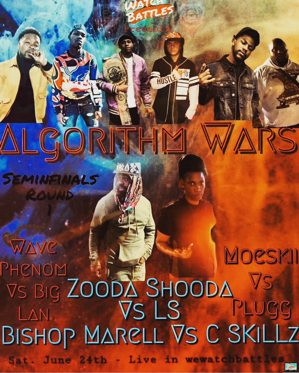 ShawnXaviar's tweet photo. 🎥 𝗔𝗟𝗚𝗢𝗥𝗜𝗧𝗛𝗠 𝗪𝗔𝗥𝗦 𝗧𝗢𝗨𝗥𝗡𝗔𝗠𝗘𝗡𝗧🎥
FACE-OFF’s TONIGHT 6PM EST
@wewatchbattles FACEBOOK ❗️FOLLOW ON ALL PLATFORMS❗️
GONNA BE CRAZY 
$500 💰 ON THE LINE🥶
DM FOR MORE INFO ℹ️👇🏼👇🏼👇🏼#WeWatchBattles #BattleRap #Bars 

https://t.co/MecGfspXf6 https://t.co/I1JznWWr9a