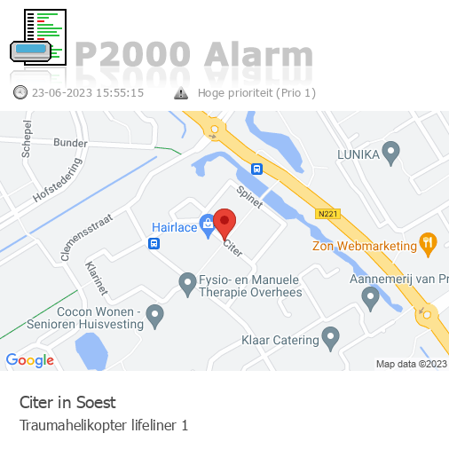 P2000alarm_LL's tweet photo. Traumahelikopter LifeLiner 1 gaat naar Citer in Soest https://t.co/ILZSOsWFzX https://t.co/cdIz06y0wP