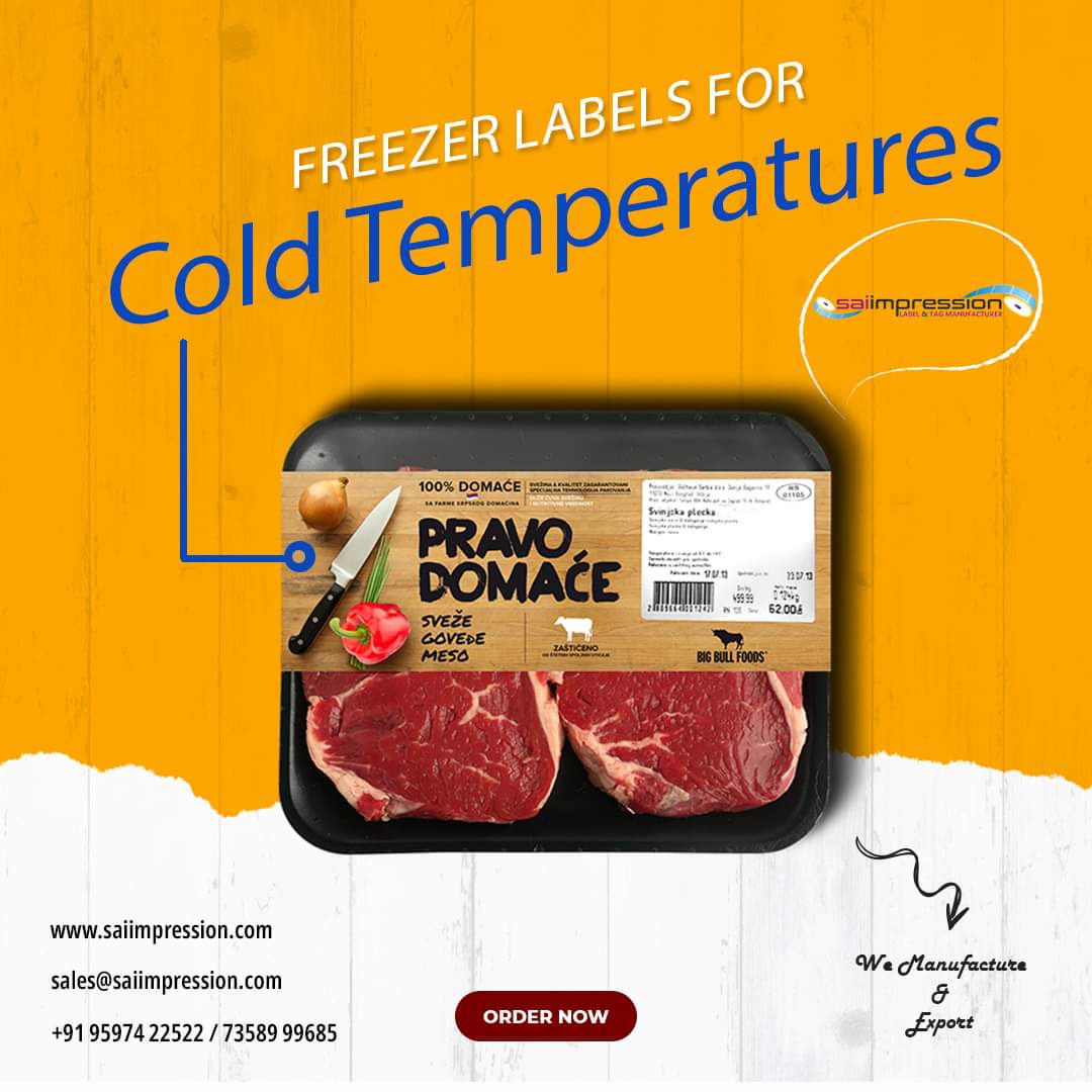 ImpressionSai's tweet photo. For freezing environments, we manufacturer and export a wide range of freezer labels.
Order your Labels now! - https://t.co/CQwrD8FF6U.
Connect with us! +91-95974 22522 / 73589 99685 | sales@saiimpression.com
#CustomLabels #FreezerLabels #ProductLabels #LogisticLabels https://t.co/VSvHR1o8WR