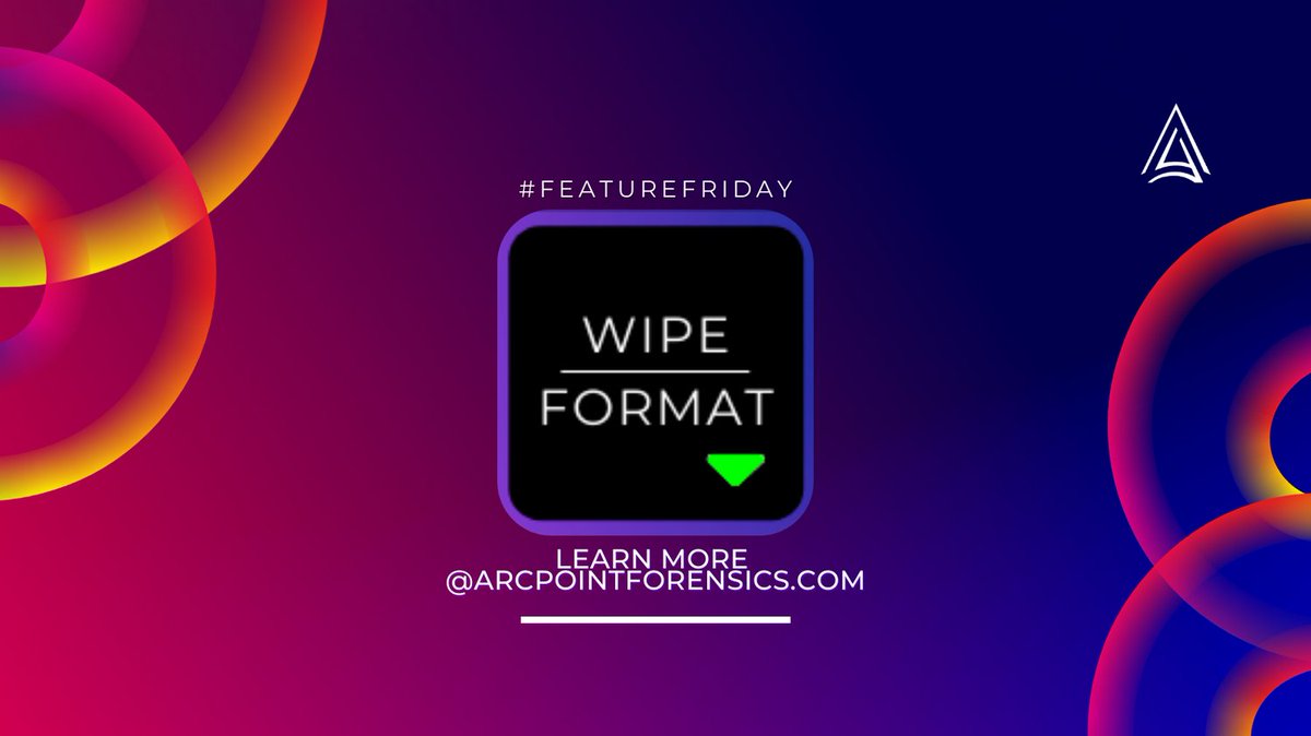 Formatting made easy with #Wipe | #Format on #FeatureFriday! Whether you need a quick wipe or a complete format, we've got you covered. Choose from options like WIPE | 1X PASS, WIPE | 3X DOD, FORMAT | NTFS, FORMAT | EXFAT, FORMAT | HFS+. Get your drive in top shape!
 
#DFIR #ICAC