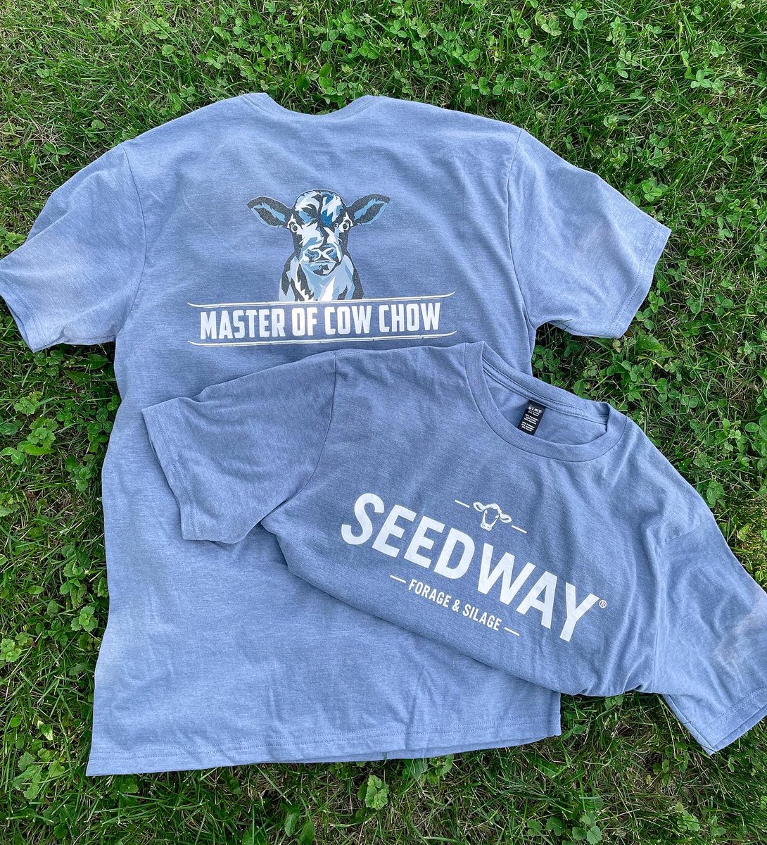 We’ve got the seed because you’ve got mouths to feed! 🐄 🌱

Check out our new Cow Chow T-Shirts now available on seedway.com