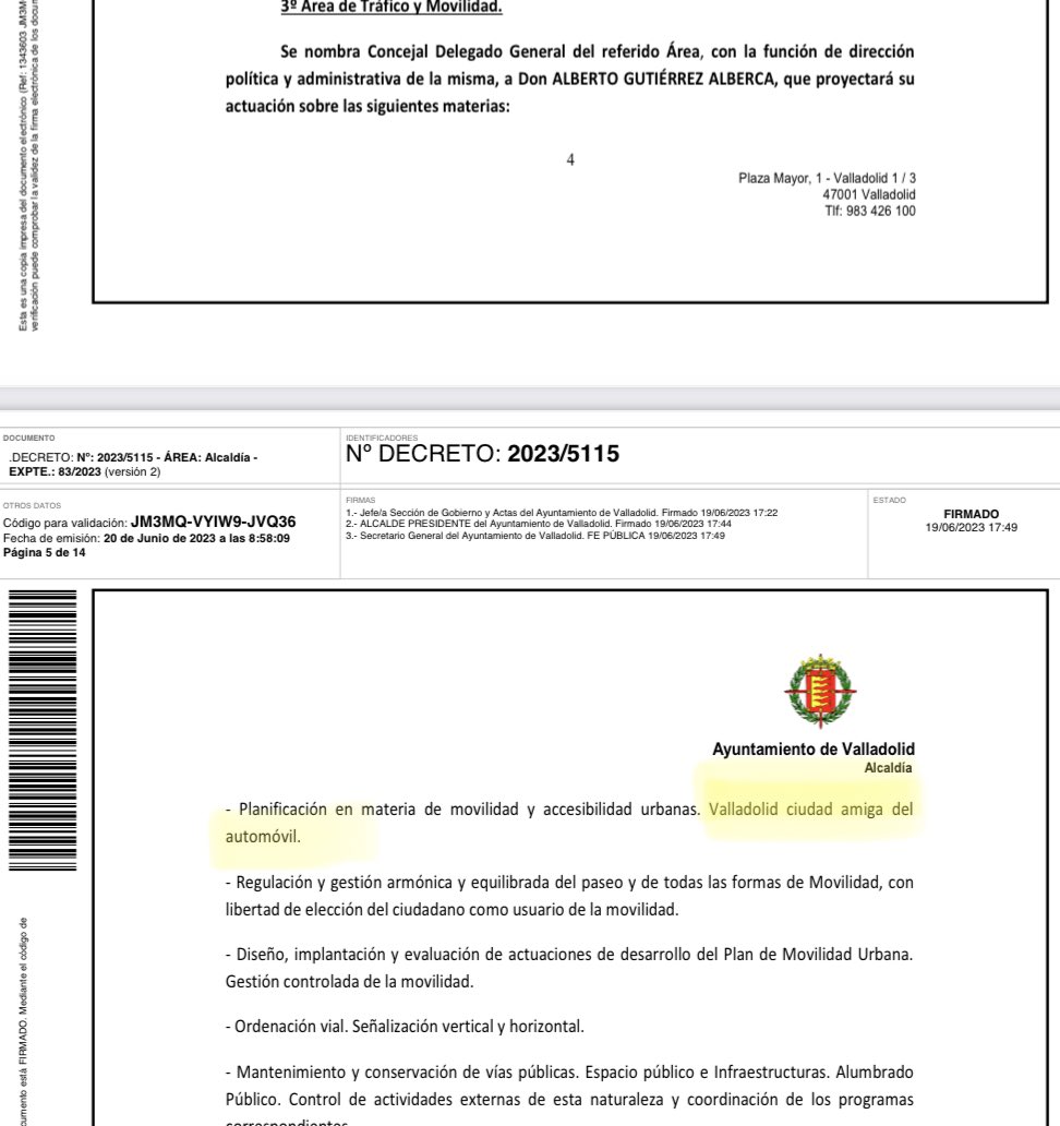 Qué tipo de mermao habla en 2023 de “Ciudad amiga del automóvil”? 
🚗 💨 💨 
Sí amigos, la ciudad de Valladolid ha vuelto al camino de la vergüenza ajena!! 

valladolid.gob.es/valladolid-cli…