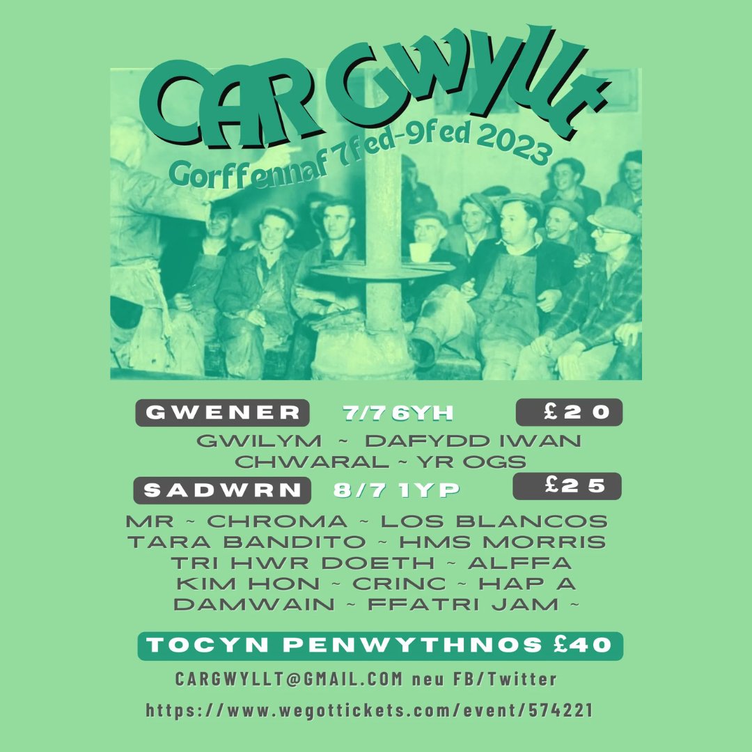 /-\/\/\ - <a href="/BROcastFfestin1/">BROcast Ffestiniog</a> 

☀️🎪Gwyliau Cymru | Welsh Festivals🎪☀️

Mynd i <a href="/gwyllt2019/">CarGwyllt2024</a> flwyddyn yma? Gwrandewch ar rai o'r artistiaid fydd yn cymryd rhan mewn rhestr chwarae arbennig nawr 👇

🗓️7-9/7

🎧amam.cymru/brocast-ffesti…