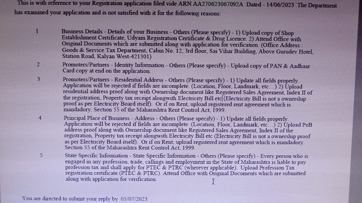 sumitbader's tweet photo. Dear @cbic_india @CGSTThane @Anurag_Office @nsitharamanoffc @Infosys_GSTN @cgstmumbaizone @CGSTThane @cbic_india 
Officer asking to visit personally to show original , than Y to apply online
already doing PAN , AADHAR , MAIL , MOBILE verification and attaching all docs. https://t.co/4wJ8JA2NZp