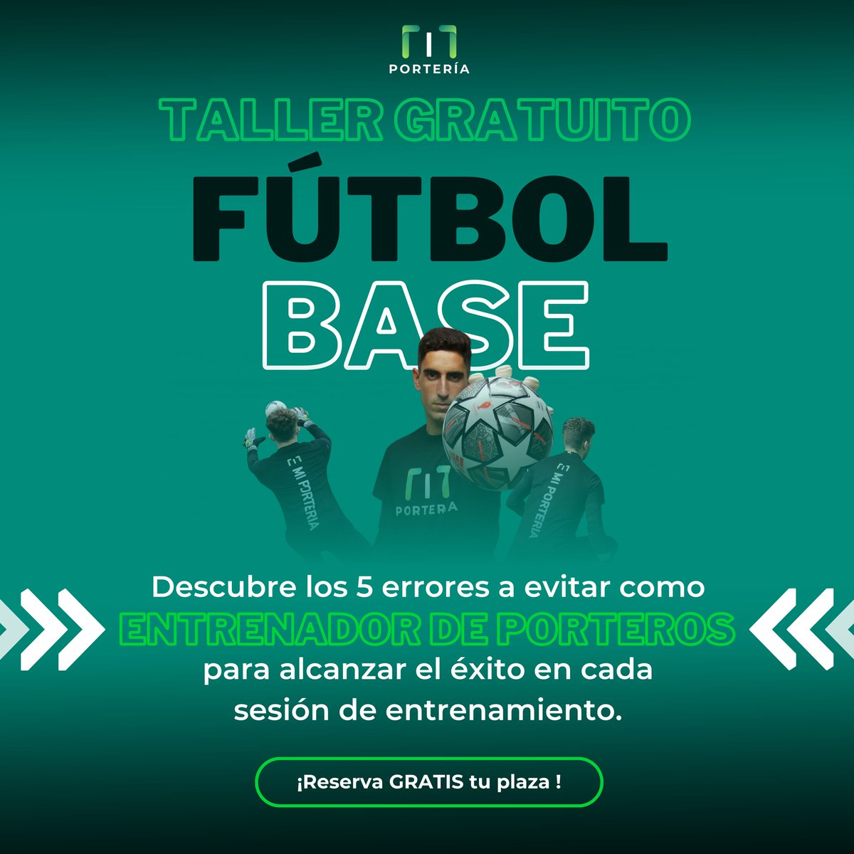 miporteria's tweet photo. Si eres Entrenador de Porteros en Fútbol Base queremos invitarte a esta formación🤙

APÚNTATE GRATIS AQUÍ 👇
https://t.co/DbAuFiqgU6

#futbolbase #entrenadordeporteros https://t.co/wAW977Ze0J