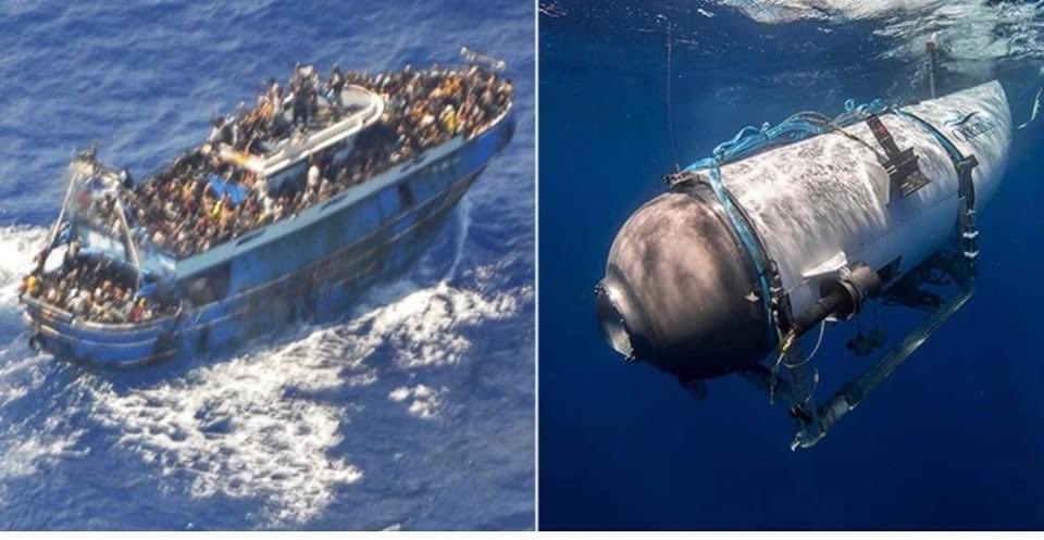 Soldaki 500 kişi sağdaki 5 kişi kadar gündem olmadı... Adaletin bu mu Dünya?