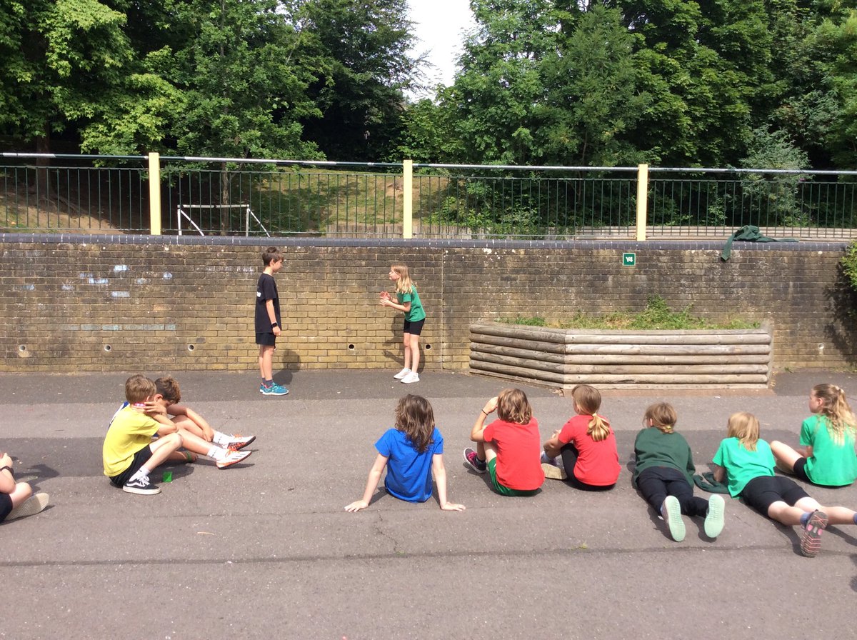 bps_Y5's tweet photo. We had some very dramatic portrayals of Grendel and Beowulf! https://t.co/LQdophWL0X