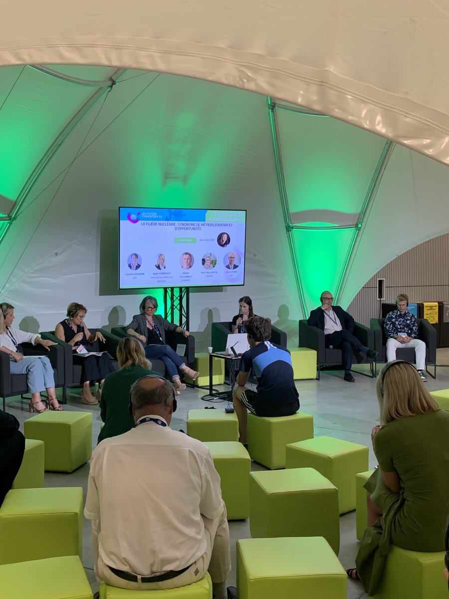 360GrandEst's tweet photo. Opportunités de la filière nucléaire au #360GrandEst
@AgnesFERNANDE11 Représentante Territoriale Grand Est de l'Université des Métiers du Nucléaire, @Gerardin_L Déléguée Emploi Grand Est @EDFofficiel , Anne-Marie MESSE Déléguée à la #DRAFPIC Grand Est, Laurent Perez @EDFofficiel https://t.co/N413xWR68F
