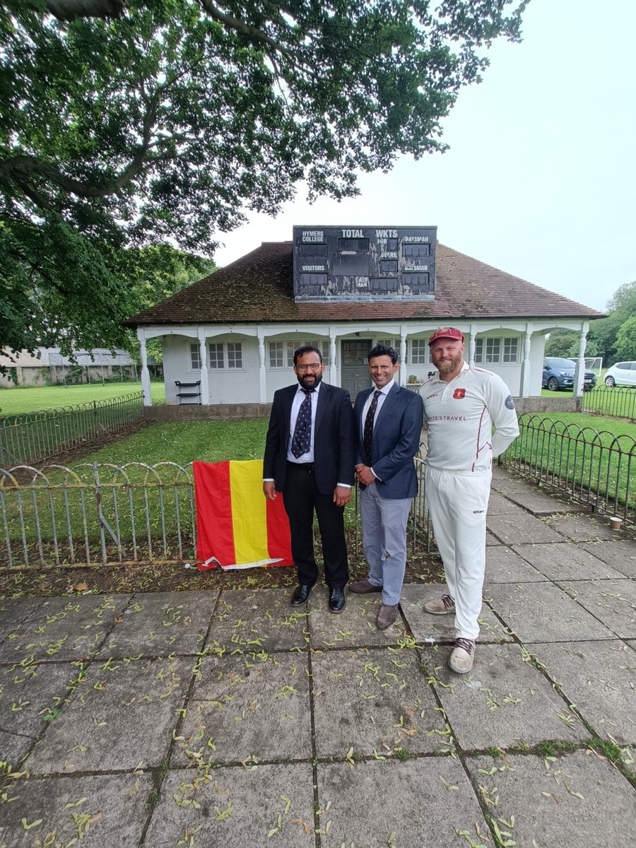 We are delighted to welcome <a href="/mcccricket/">Lord's Ground</a> to Hymers this afternoon.
We hope that you enjoy your visit.
It is great to see Old Hymerians Mahir, Samir and James back on their old stomping ground representing the MCC.